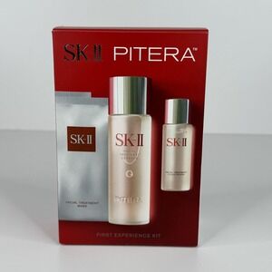 SK-II Pitera First Experience Kit 75ml 2.5oz Essence 30ml Lotion 2 Masks New